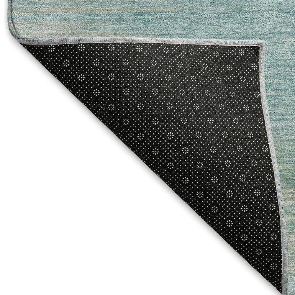 Premium Machine Washable Mayfield AMF794 Aqua 3' x 5' Rug