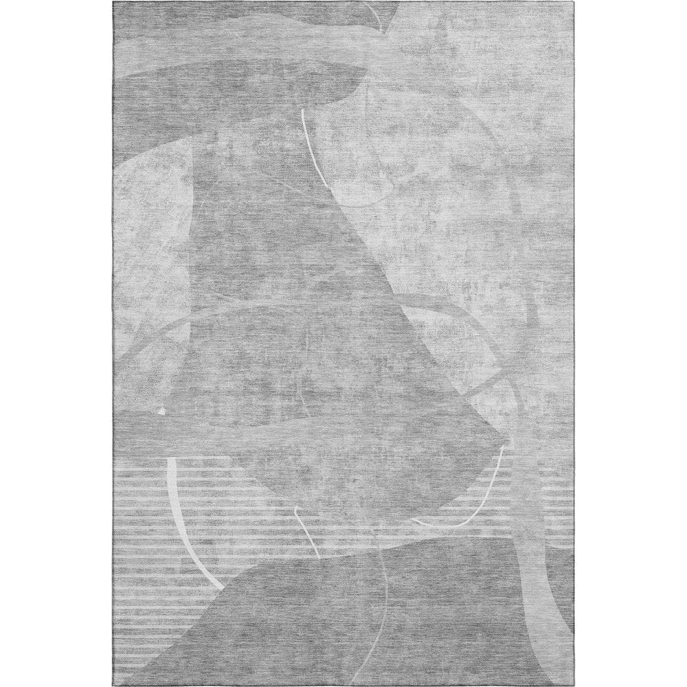 Premium Machine Washable Mayfield AMF805 Gray 8' x 10' Rug