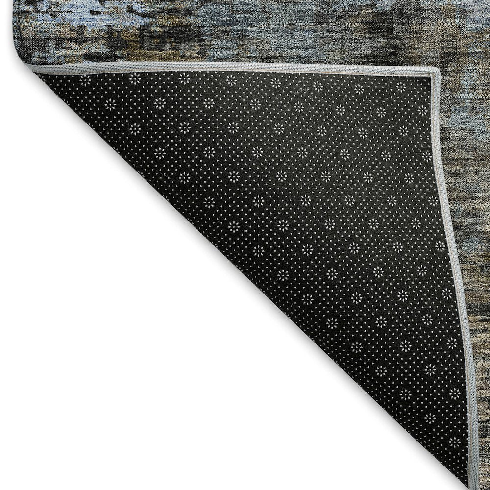 Premium Machine Washable Mayfield AMF815 Graphite 3' x 5' Rug