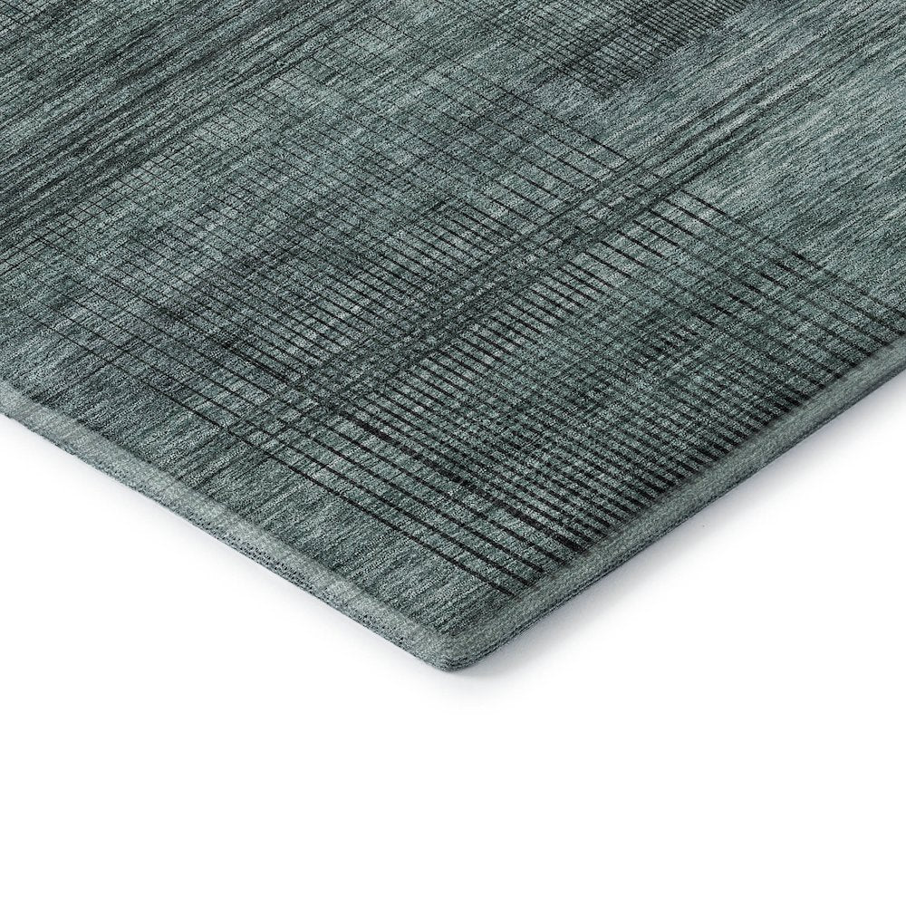 Premium Machine Washable Mayfield AMF820 Teal 3' x 5' Rug