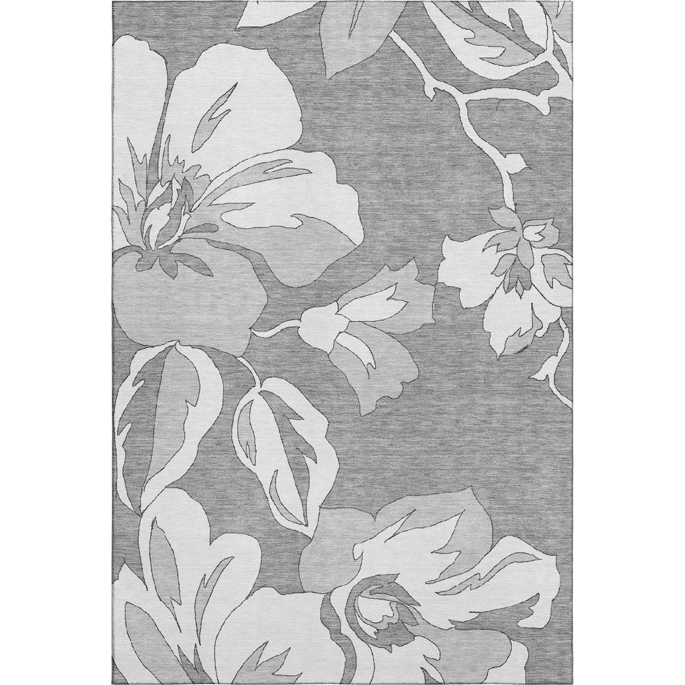 Premium Machine Washable Mayfield AMF857 Gray 8' x 10' Rug