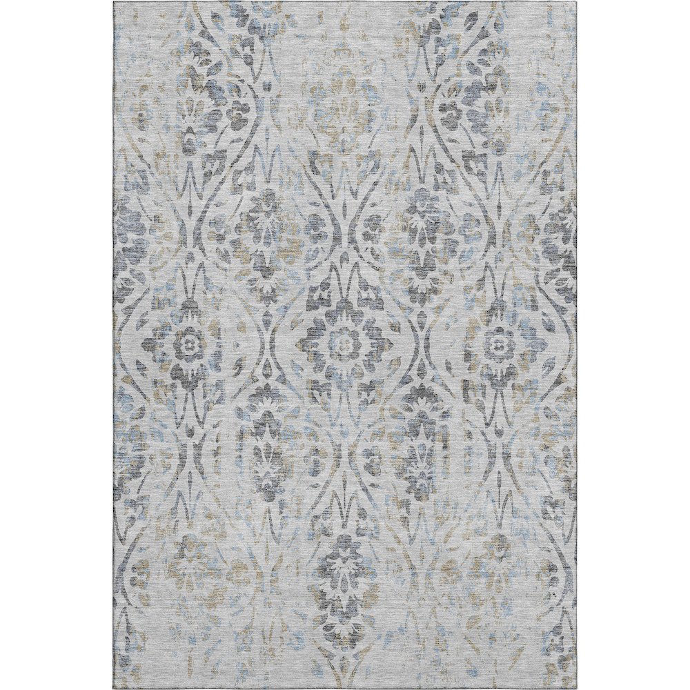 Premium Machine Washable Mayfield AMF868 Gray 8' x 10' Rug