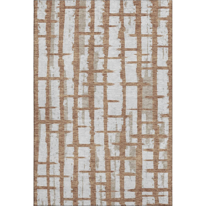 Premium Machine Washable Mayfield AMF872 Paprika 8' x 10' Rug