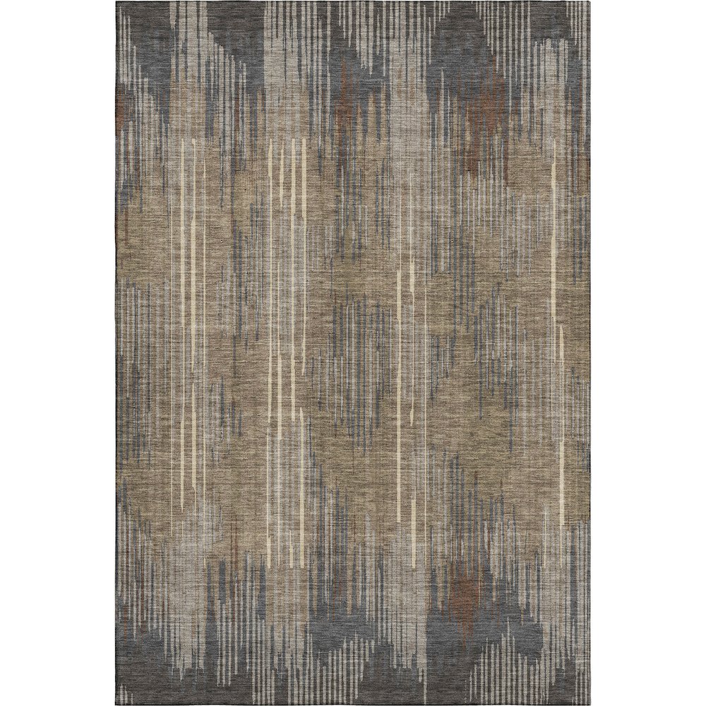 Premium Machine Washable Mayfield AMF893 Taupe 8' x 10' Rug