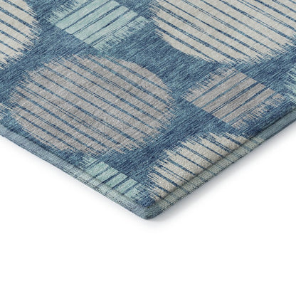 Premium Machine Washable Mayfield AMF900 Teal 3' x 5' Rug