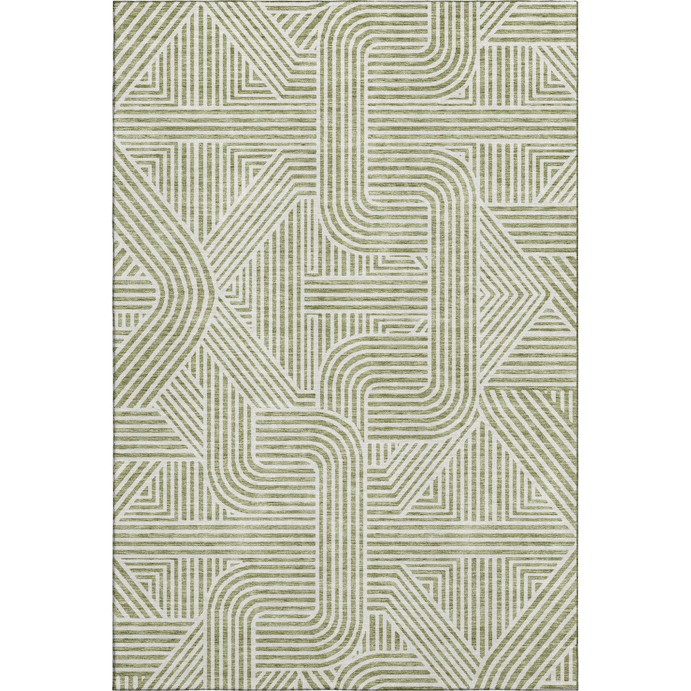Premium Machine Washable Mayfield AMF917 Aloe 8' x 10' Rug