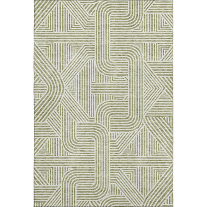Premium Machine Washable Mayfield AMF917 Aloe 8' x 10' Rug