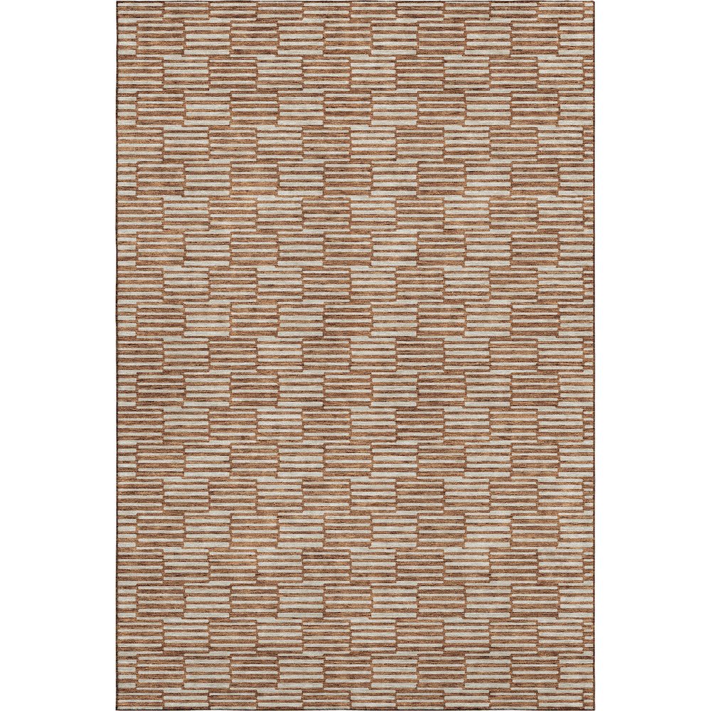 Premium Machine Washable Mayfield AMF918 Paprika 8' x 10' Rug