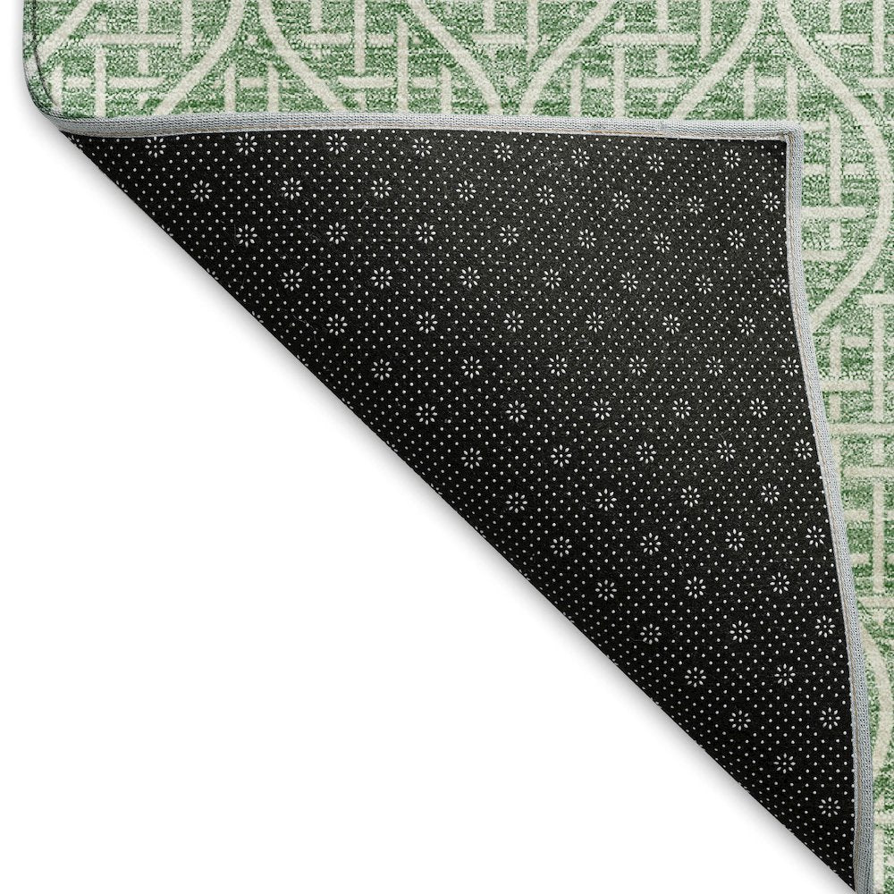 Premium Machine Washable Mayfield AMF926 Sage 3' x 5' Rug
