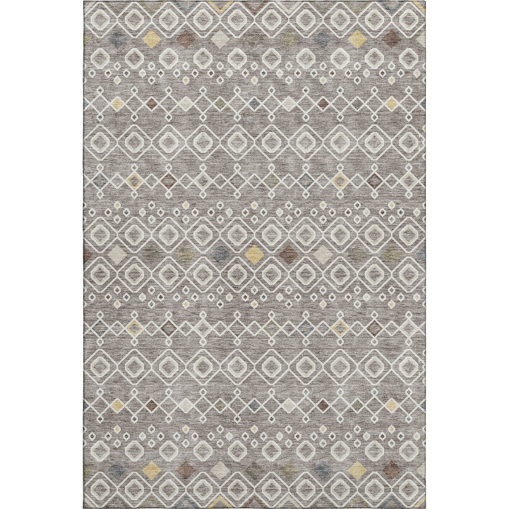 Premium Machine Washable Mayfield AMF938 Taupe 8' x 10' Rug