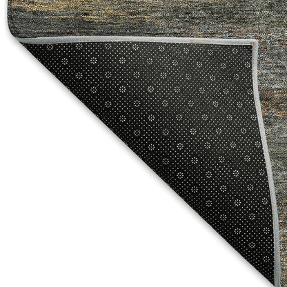 Premium Machine Washable Mayfield AMF942 Graphite 3' x 5' Rug