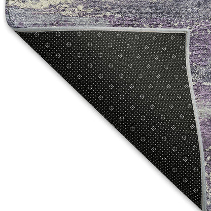 Premium Machine Washable Mayfield AMF942 Purple 3' x 5' Rug