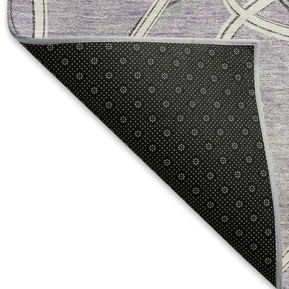 Premium Machine Washable Mayfield AMF948 Lavender 3' x 5' Rug