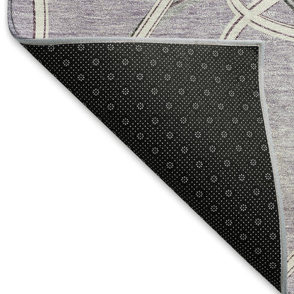 Premium Machine Washable Mayfield AMF948 Lavender 3' x 5' Rug