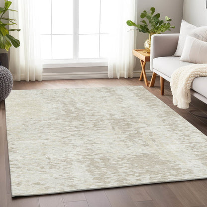 Premium Machine Washable Mayfield AMF949 Ivory 8' x 10' Rug