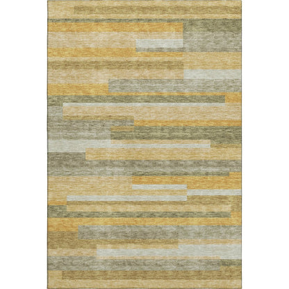 Premium Machine Washable Mayfield AMF956 Honey 8' x 10' Rug