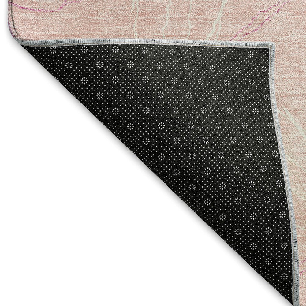 Premium Machine Washable Mayfield AMF968 Pink 3' x 5' Rug