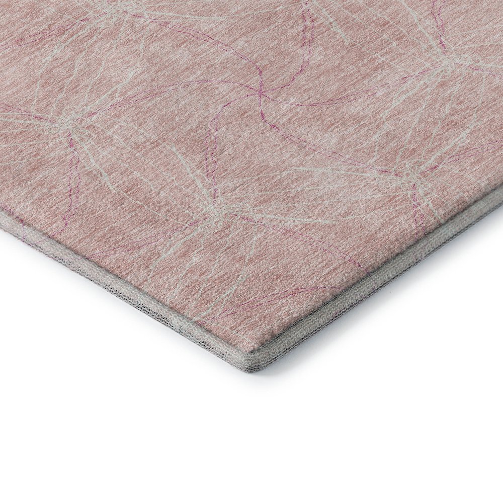 Premium Machine Washable Mayfield AMF968 Pink 3' x 5' Rug
