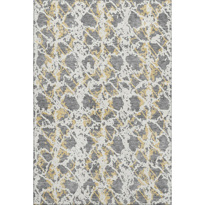 Premium Machine Washable Mayfield AMF969 Gray 8' x 10' Rug