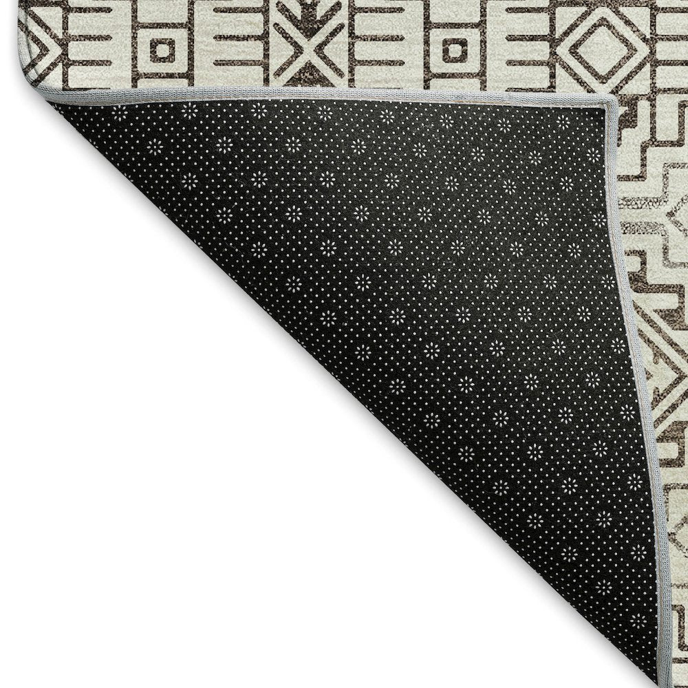 Premium Machine Washable Mayfield AMF970 Chocolate 3' x 5' Rug