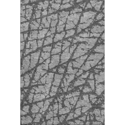 Premium Machine Washable Mayfield AMF972 Gray 8' x 10' Rug