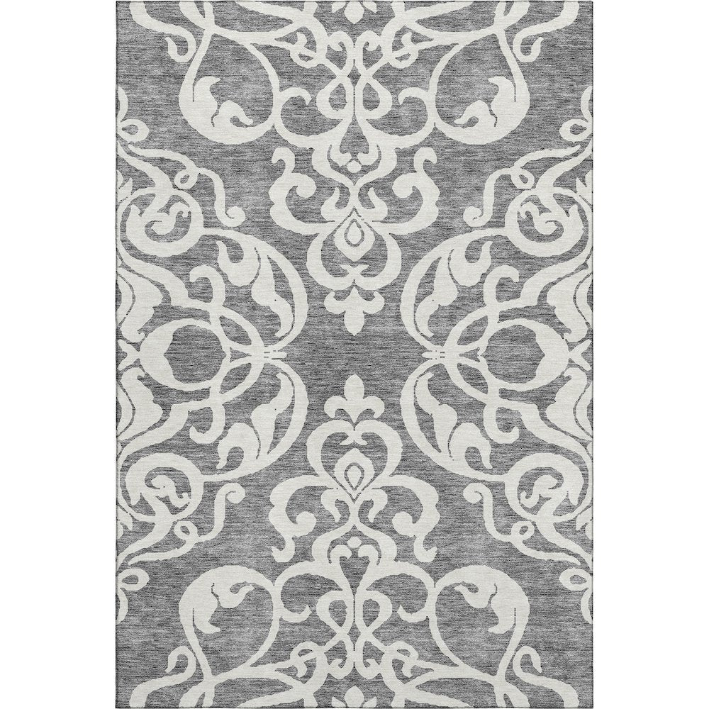Premium Machine Washable Mayfield AMF973 Gray 8' x 10' Rug