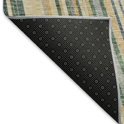 Premium Machine Washable Mayfield AMF981 Beige 3' x 5' Rug