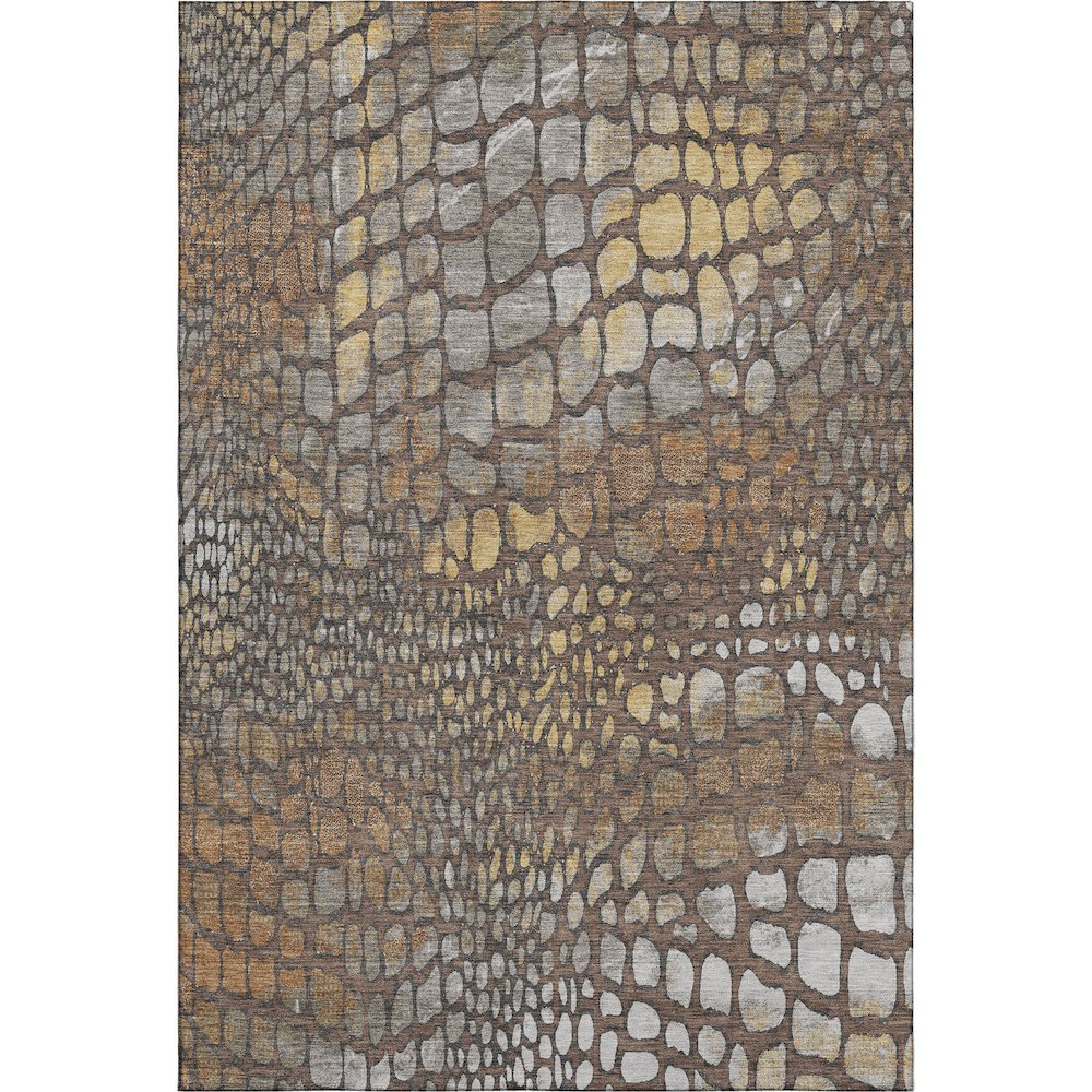 Premium Machine Washable Mayfield AMF988 Chocolate 8' x 10' Rug