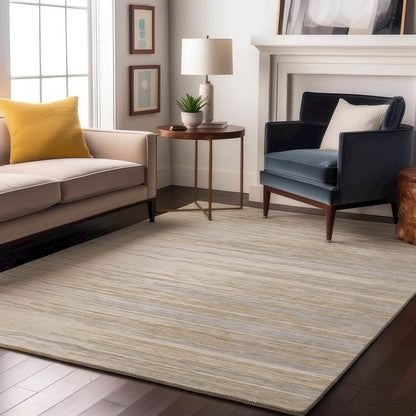 Premium Machine Washable Mayfield AMF996 Linen 8' x 10' Rug