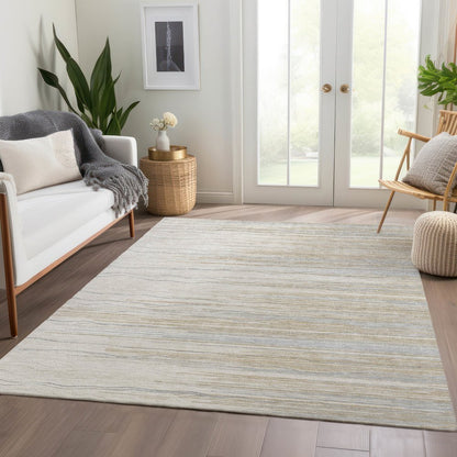 Premium Machine Washable Mayfield AMF996 Linen 8' x 10' Rug