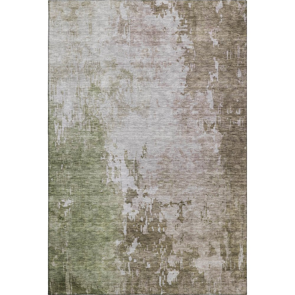 Luxury Washable Indoor/Outdoor Bresca Brown 8' x 10' Rug