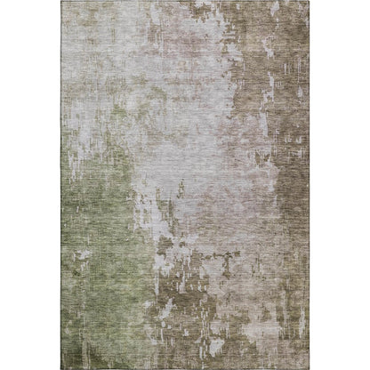 Luxury Washable Indoor/Outdoor Bresca Brown 8' x 10' Rug
