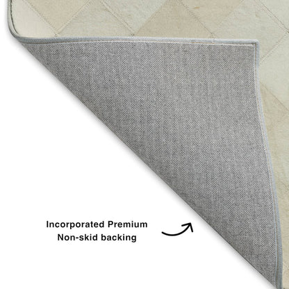 Luxury Washable Indoor/Outdoor Bozeman Linen 3' x 5' Rug