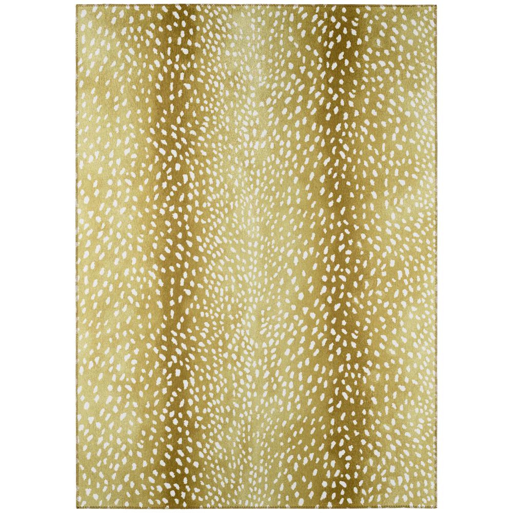 Indoor/Outdoor Mali ML3 Gold Washable 8' x 10' Rug