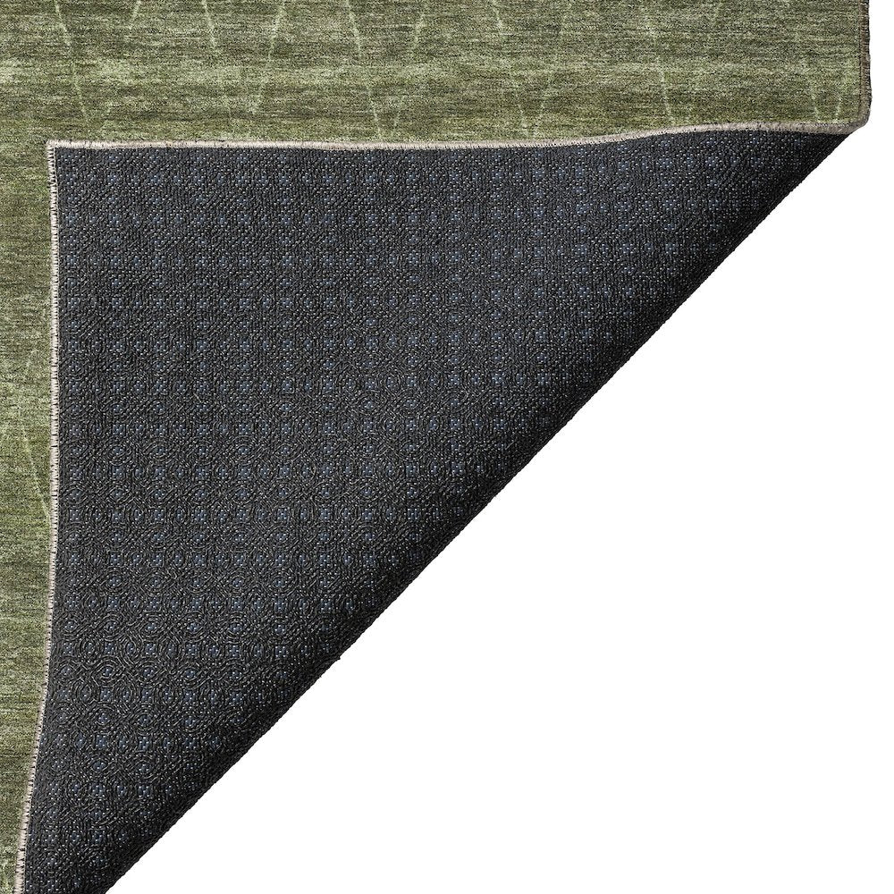 Luxury Washable Indoor/Outdoor Burano Olive 3' x 5' Rug