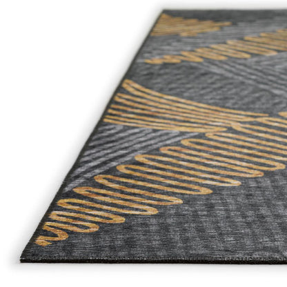 Indoor/Outdoor Sedona SN11 Shadow Washable 2'3" x 7'6" Runner Rug
