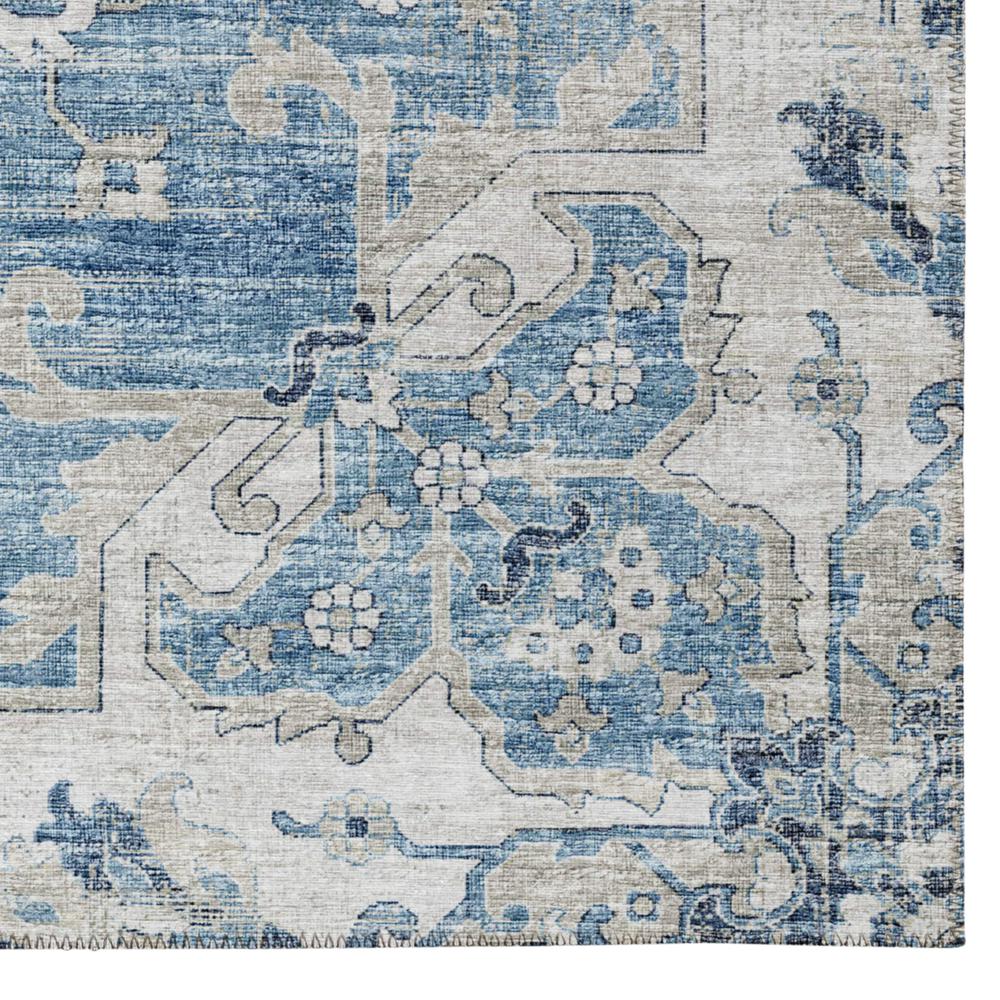 Indoor/Outdoor Marbella MB3 Denim Washable 5' x 7'6" Rug