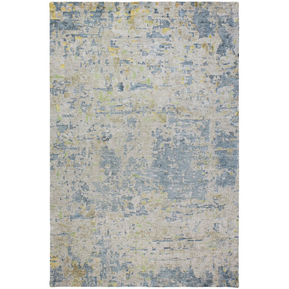 Luxury Washable Indoor/Outdoor Kochi Blue 8' x 10' Rug