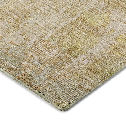 Luxury Washable Indoor/Outdoor Kochi Khaki 3' x 5' Rug