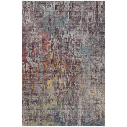 Luxury Washable Indoor/Outdoor Kochi Plum 8' x 10' Rug