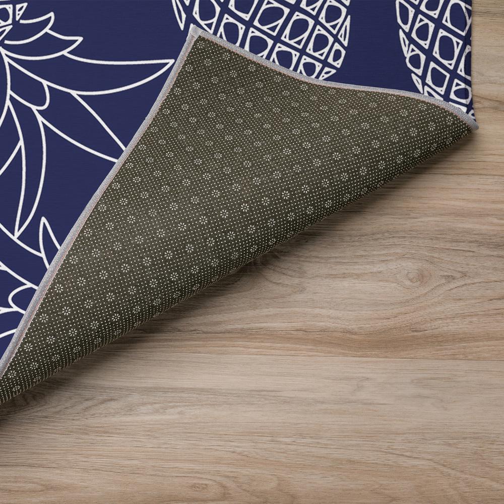 Indoor/Outdoor Kendall KE6 Navy Washable 2'6" x 3'10" Rug