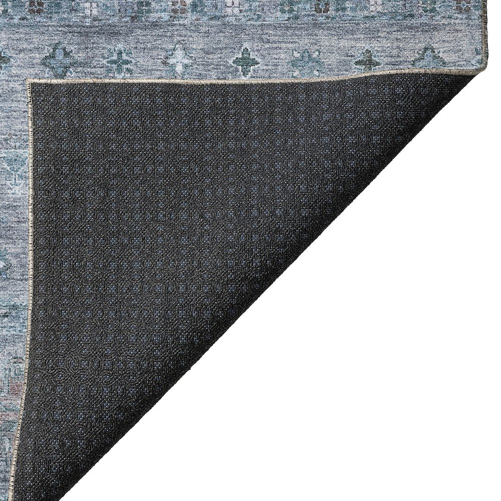 Indoor/Outdoor Karaj Blue 3' x 5' Rug