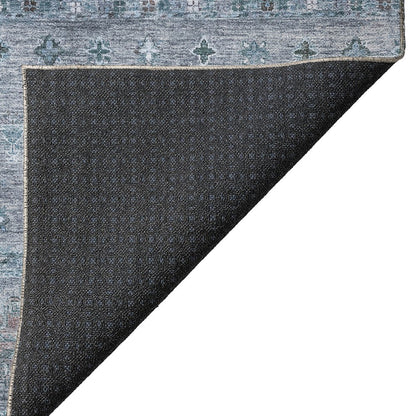 Indoor/Outdoor Karaj Blue 3' x 5' Rug