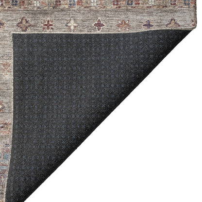 Indoor/Outdoor Karaj Gray 3' x 5' Rug