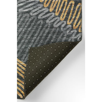 Indoor/Outdoor Sedona SN11 Shadow Washable 2'3" x 7'6" Runner Rug