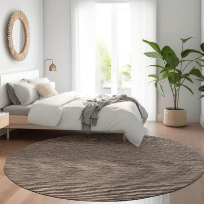 Indoor/Outdoor Laidley LA1 Chocolate Washable 8' x 8' Rug