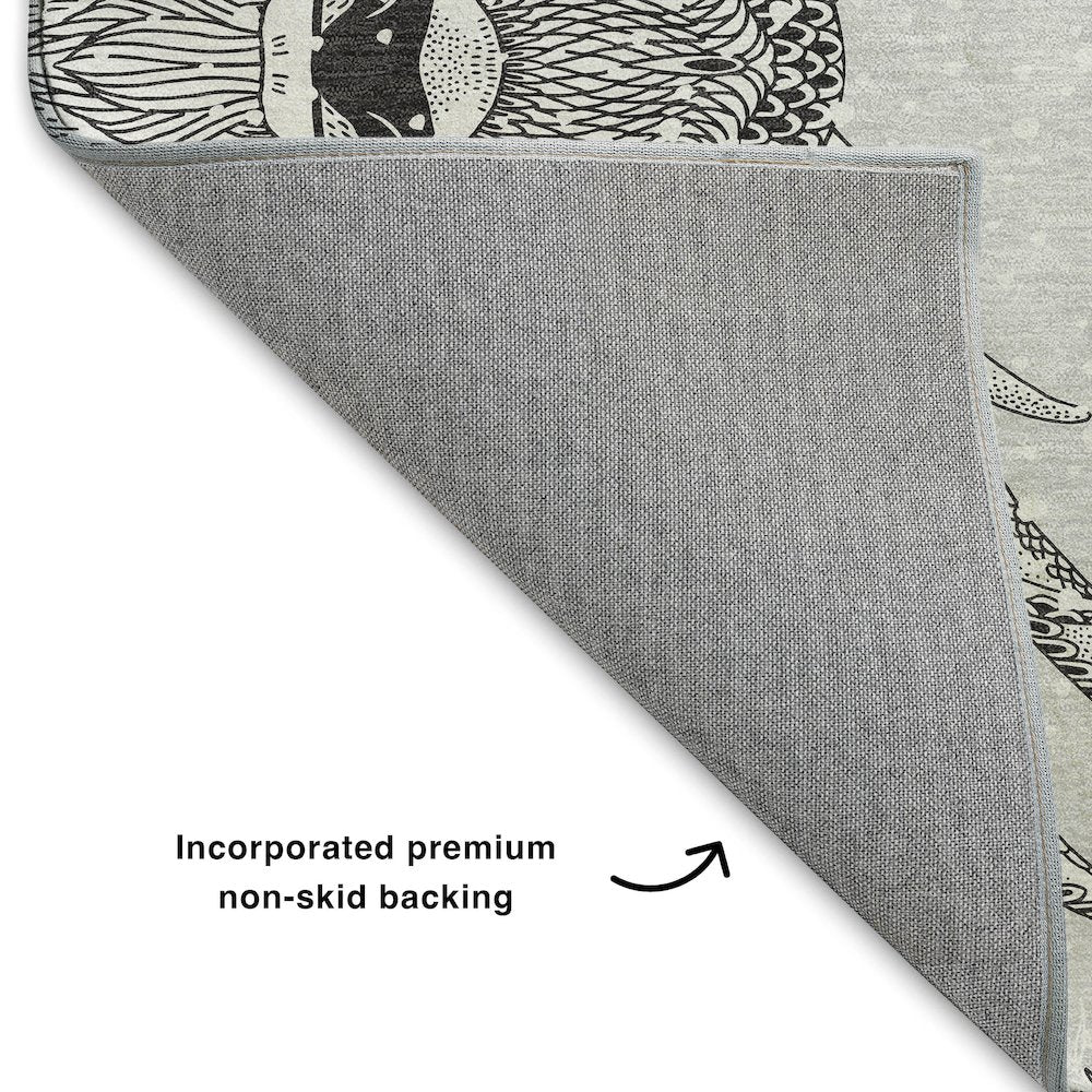 Luxury Washable Indoor/Outdoor Merry & Bright Flannel 3' x 5' Rug