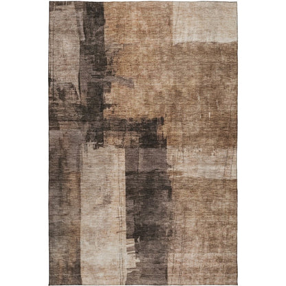 Indoor/Outdoor Nouveau Brown 8' x 10' Rug