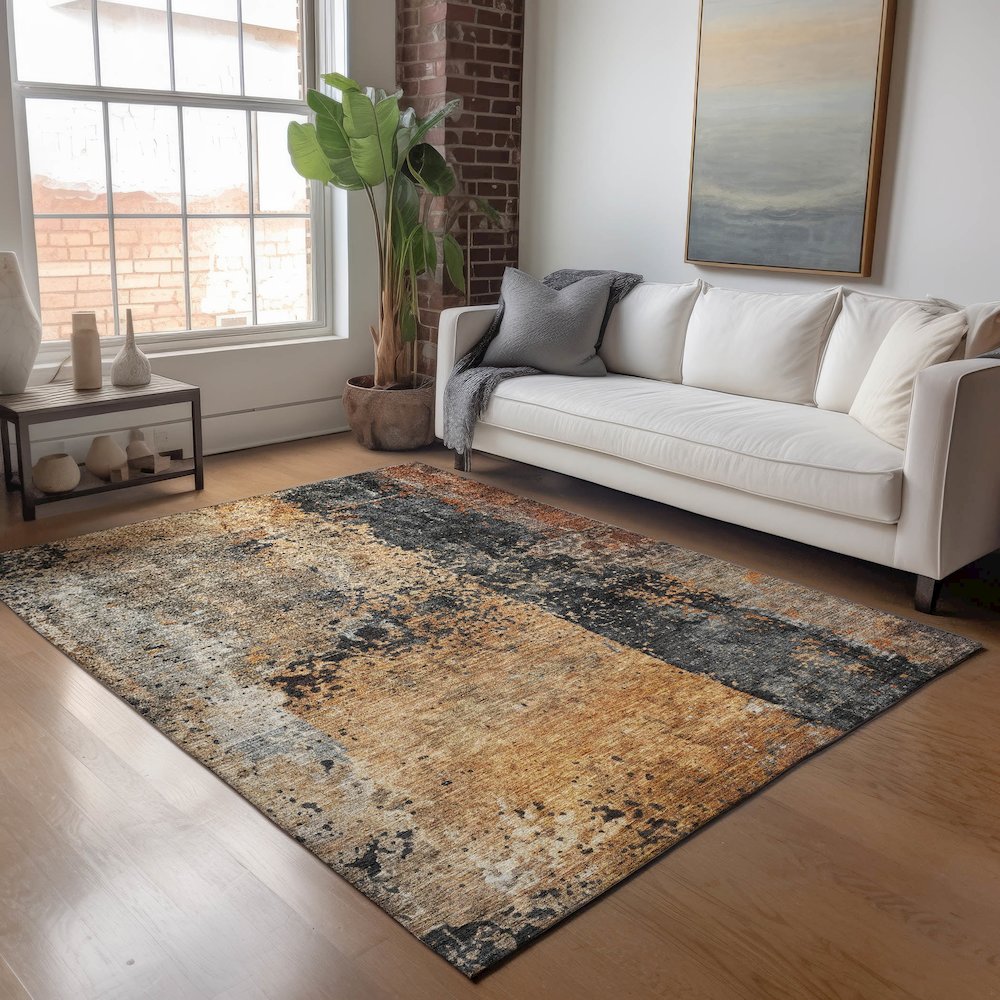 Indoor/Outdoor Nouveau Copper 8' x 10' Rug