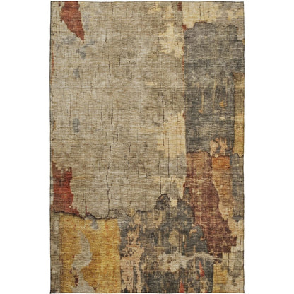 Indoor/Outdoor Nouveau Khaki 8' x 10' Rug